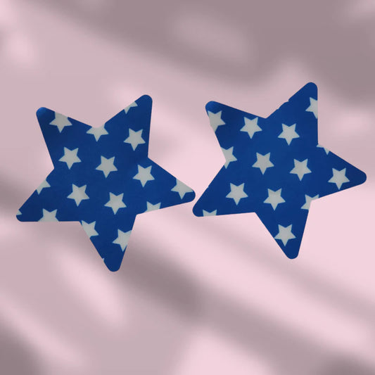 Estrella azul con estrella Nippies o tapa pezones  #24 #65