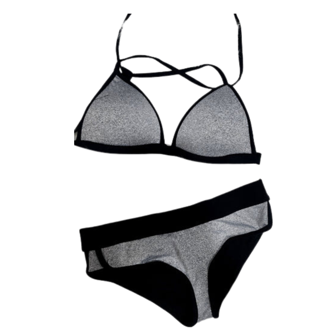 Ara Bikini de dos piezas color gris y negro. El bra tiene almohadillas para mejor soporte     Gris y negro