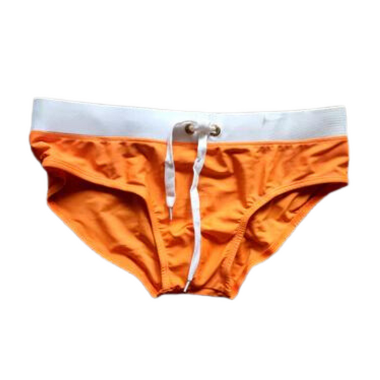 Traje de baño de hombre bikini naranja
